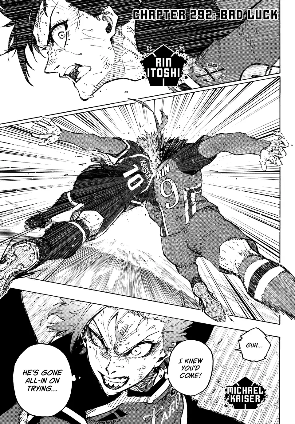 Blue Lock Chapter 292 image 01